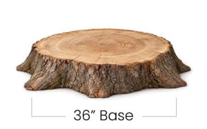 36" Stump Diameter