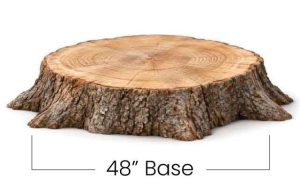 48" Stump Diameter